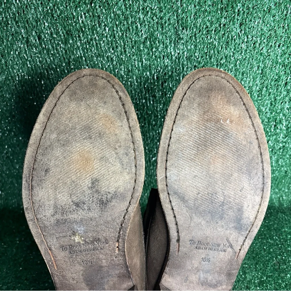 To Boot New York Brown Suede Chukka Boots Size 10.5 Made In Italy